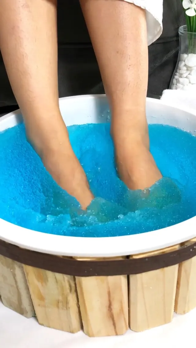 Passo a passo com Jelly Spa azul