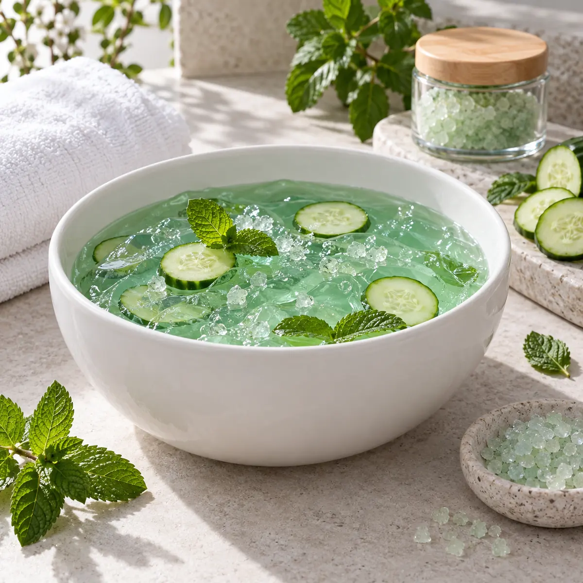 Jelly Spa de menta