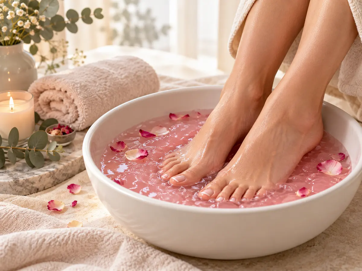 Atendimento profissional de Jelly Spa rosa em ambiente de spa
