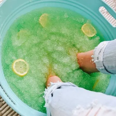 Jelly Spa verde com limão